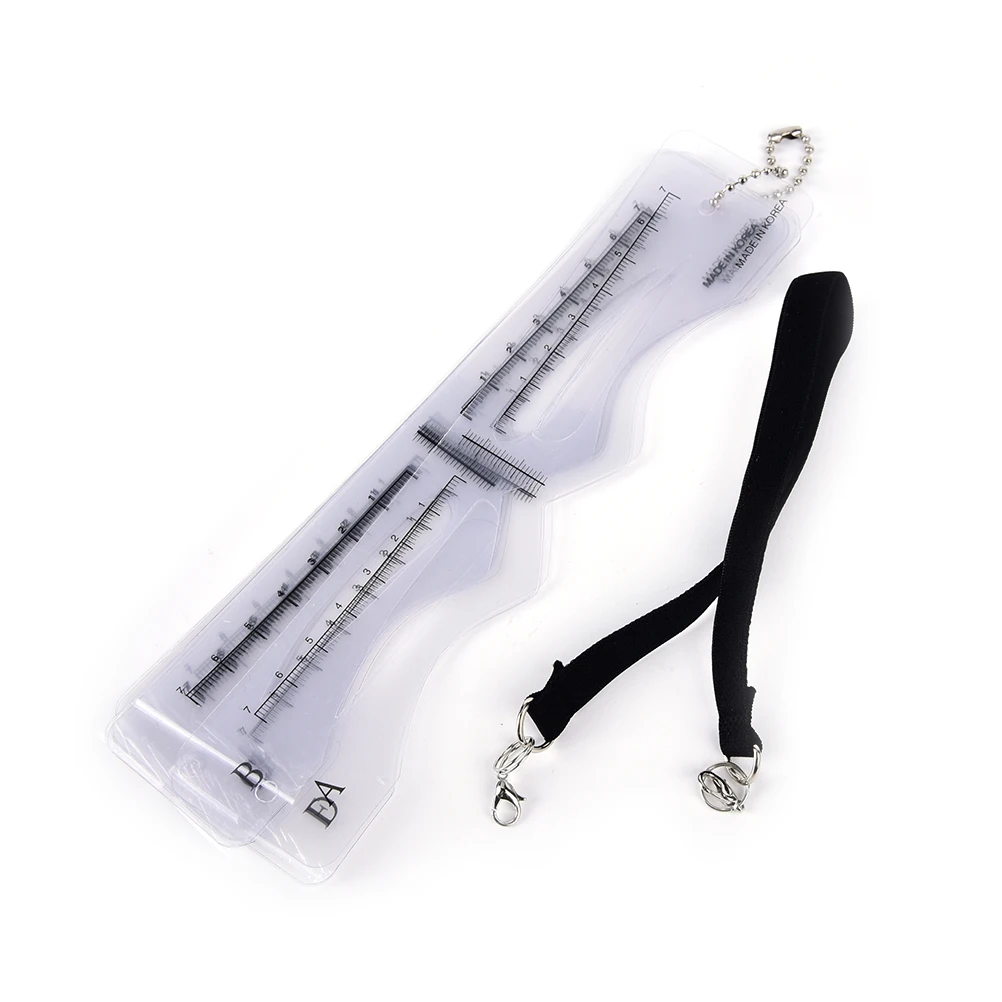 

12 шт./компл., карточка для рисования бровей, многоразовый трафарет для бровей, DIY, инструменты для макияжа, линейка для бровей 19,5*4 см