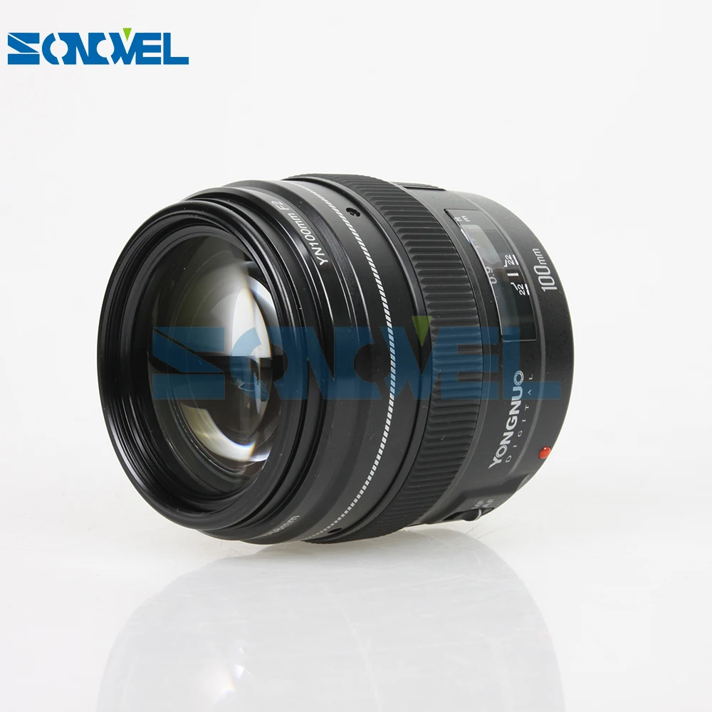 Объектив камеры Yongnuo YN100mm F2 AF MF Medium Telephoto Prime для Canon EOS Rebel 5D IV 1300D 800D 760D 750D 200D 77D Mark IV|lens