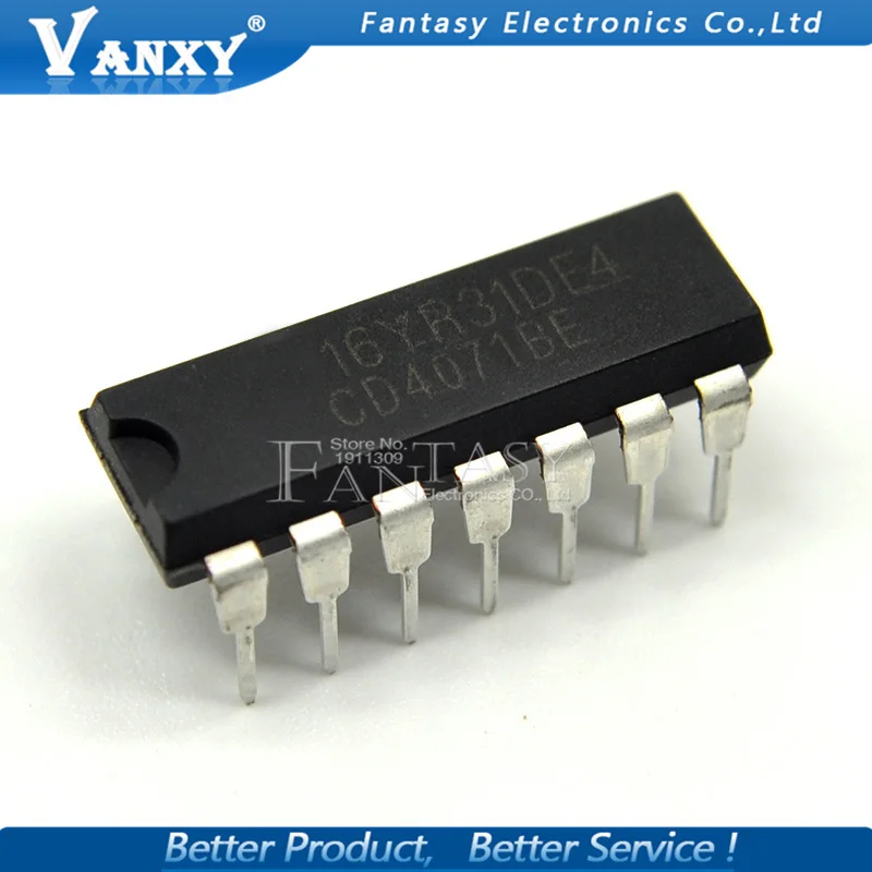 10 шт. CD4071BE DIP14 CD4071 DIP 4071BE 14 Новый и оригинальный IC|ic dip| |