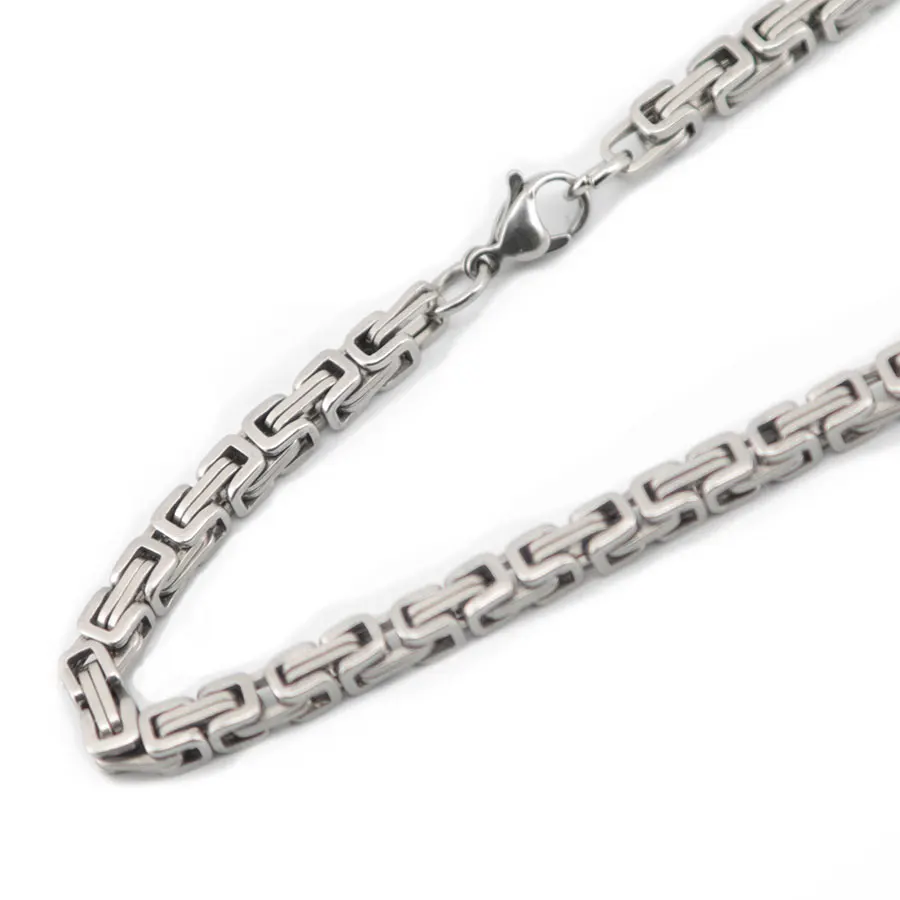Мужская цепь из нержавеющей стали серебристого цвета 5 мм|mens chains silver|chain silvermen chain |