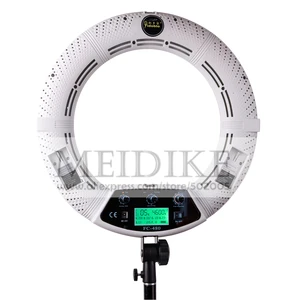 Кольцевой светильник Yidoblo FC-480, RGB, с управлением через приложение, светодиодный светильник для видео, красоты ногтей, кожи, фотографий, фильмов, студийных, кольцевых ламп, набор со штативом