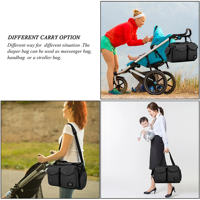 Сумка для подгузников CoolBELL тканевая сумка тоут мужчин и женщин дорожная