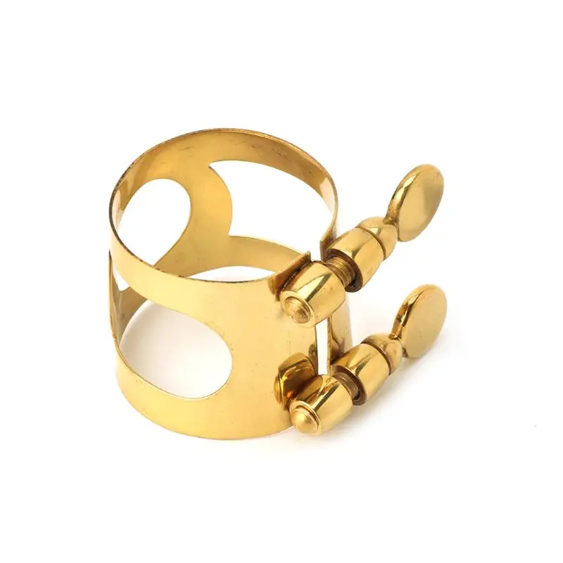 Альтовый саксофон Ми бемоль резиновые бакелит Лигатура мундштука латунь