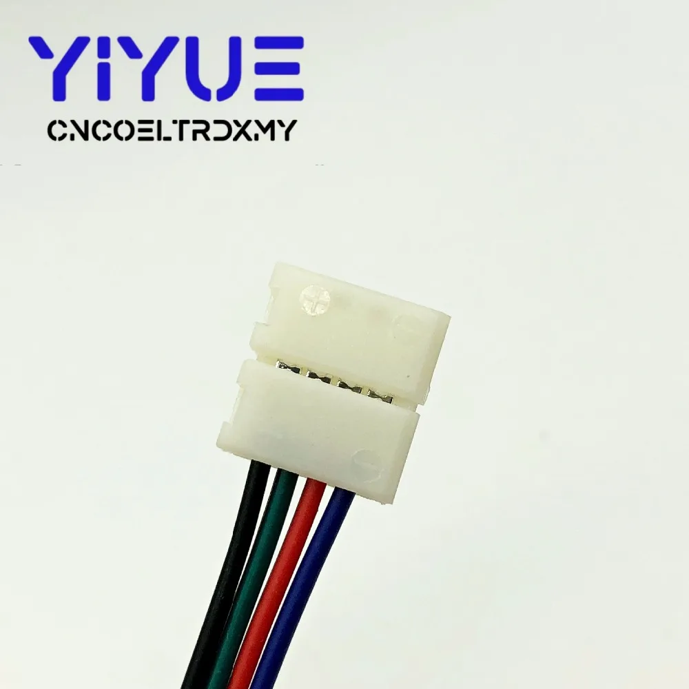 RGB Светодиодная лента разъем 4pin 10 мм Бесплатная Сварка Разъем 5 шт./лот для 5050