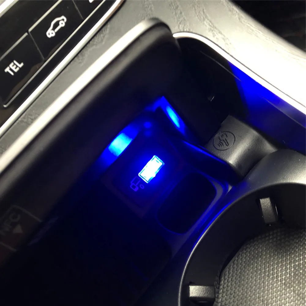 1 шт. автомобильный Стайлинг USB атмосферный свет для Suzuki SX4 SWIFT Alto Liane Grand Vitara jimny S cross
