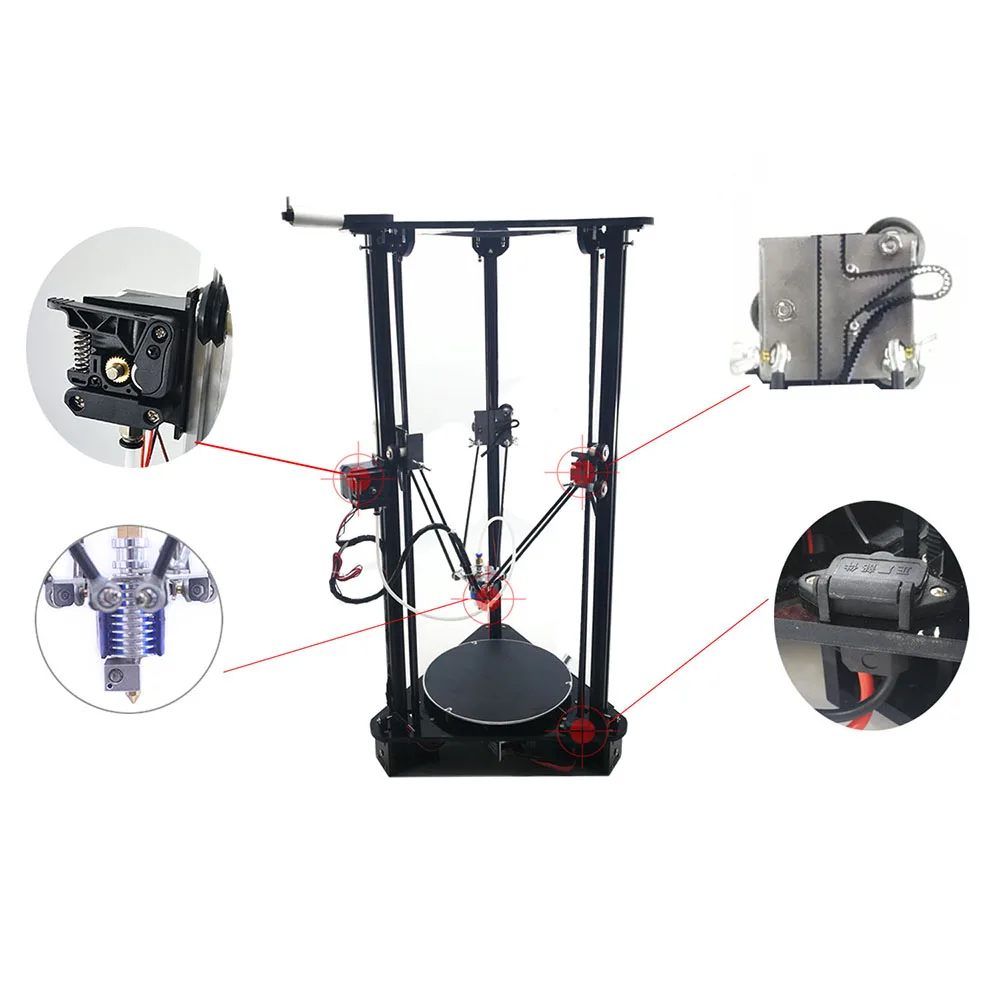 Аппарат для лазерной порезки Delta 3D принтеры DIY Kit с автоматическим нити 32 битный