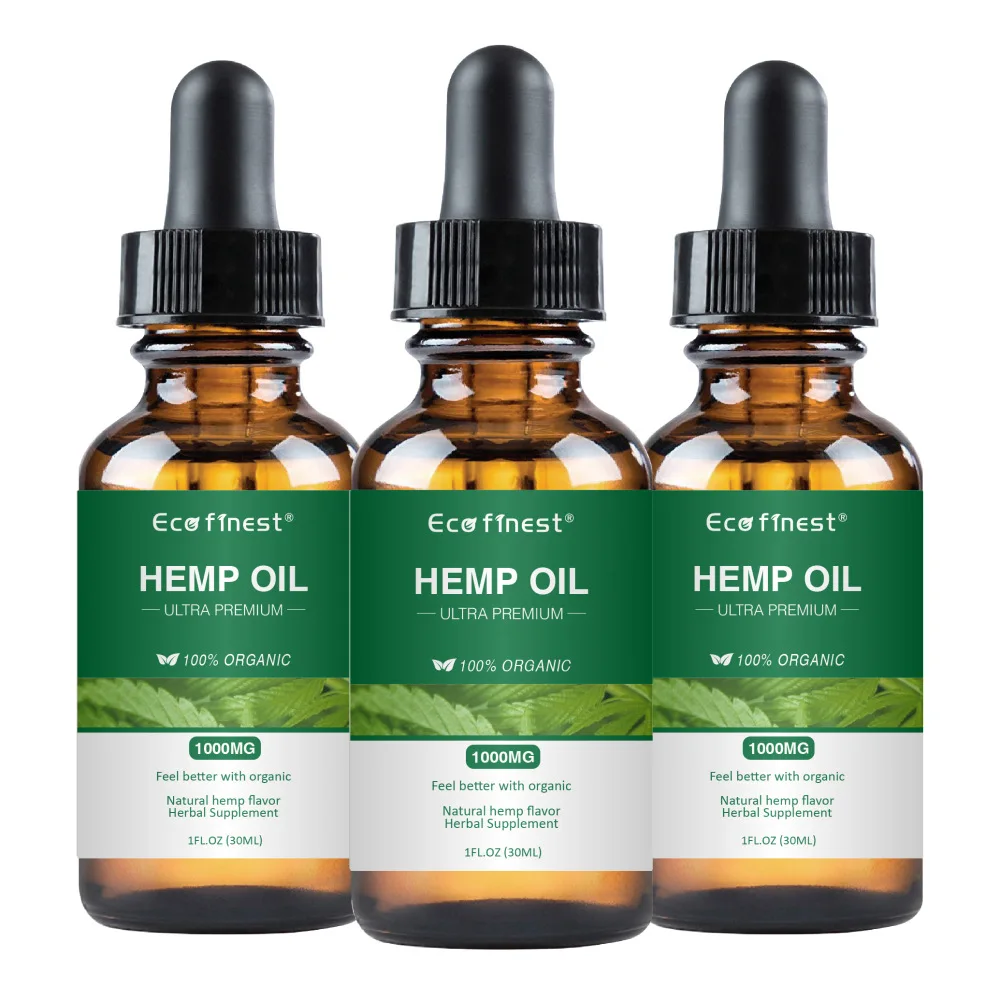 100% органическое эфирное масло 2000 мг конопляное травяное для снятия стресса тела