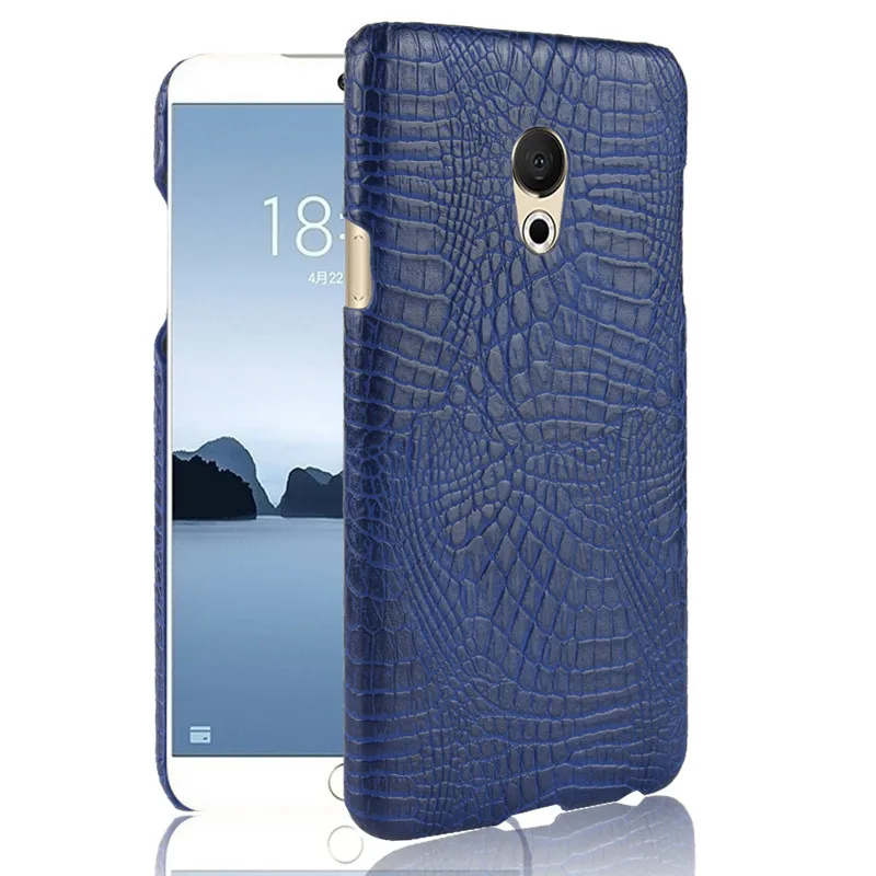 Крокодил змеиной кожи чехол для Meizu M5 M6 Примечание M15 M6S M5C M5S M3 M3S мини U10 U20 MX6 Pro 7 6 Plus Max E E2 жесткая накладка на заднюю панель