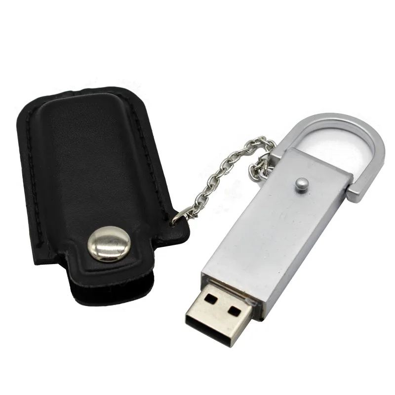 BiNFUL креативный кожаный USB флеш-накопитель 4 ГБ 8 ГБ 16 ГБ 32 ГБ флеш-накопитель специальный подарок - Цвет: Black