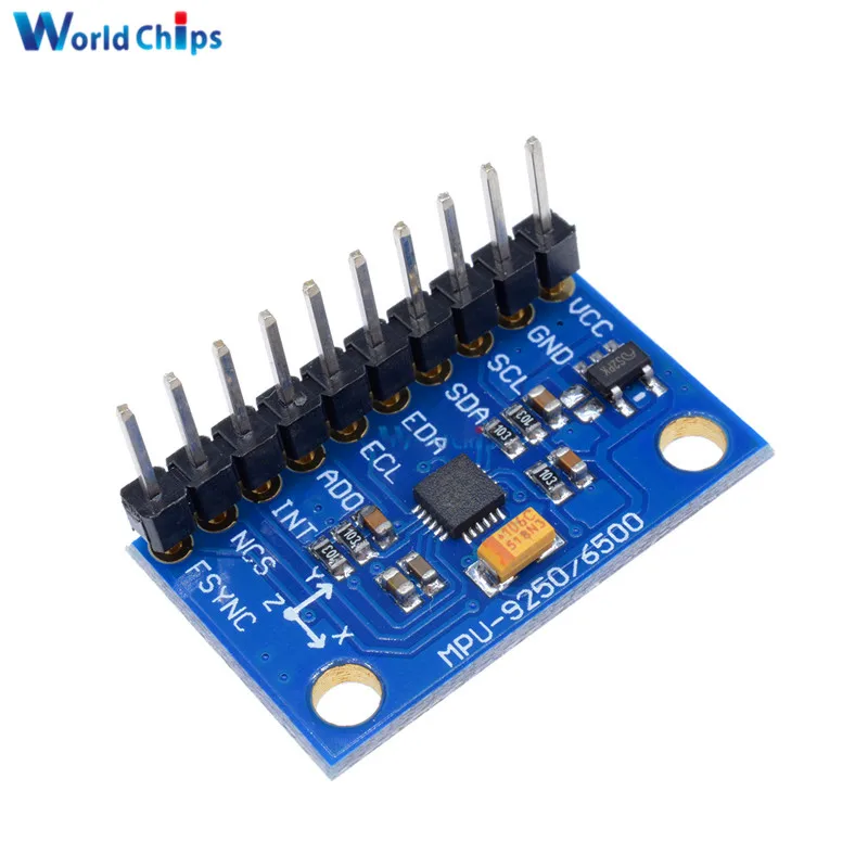 Φ SPI IIC/I2C MPU9250 GY 9250 9 осевое отношение + гироскоп акселератор магнитометр сенсорный