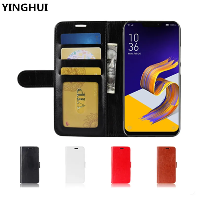 Для Asus Zenfone 5 ZE620KL чехол 6 2 дюймов кошелек Стиль из искусственной кожи для крышки