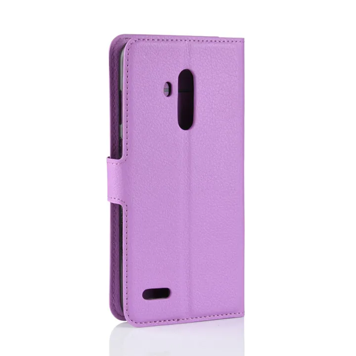 Lavender HUDOSSEN для Leagoo T8S роскошный флип-чехол Обложка на заднюю панель из искусственной кожи Coque для Leagoo T8s 5," защитный чехол для телефона Para - Цвет: Lavender