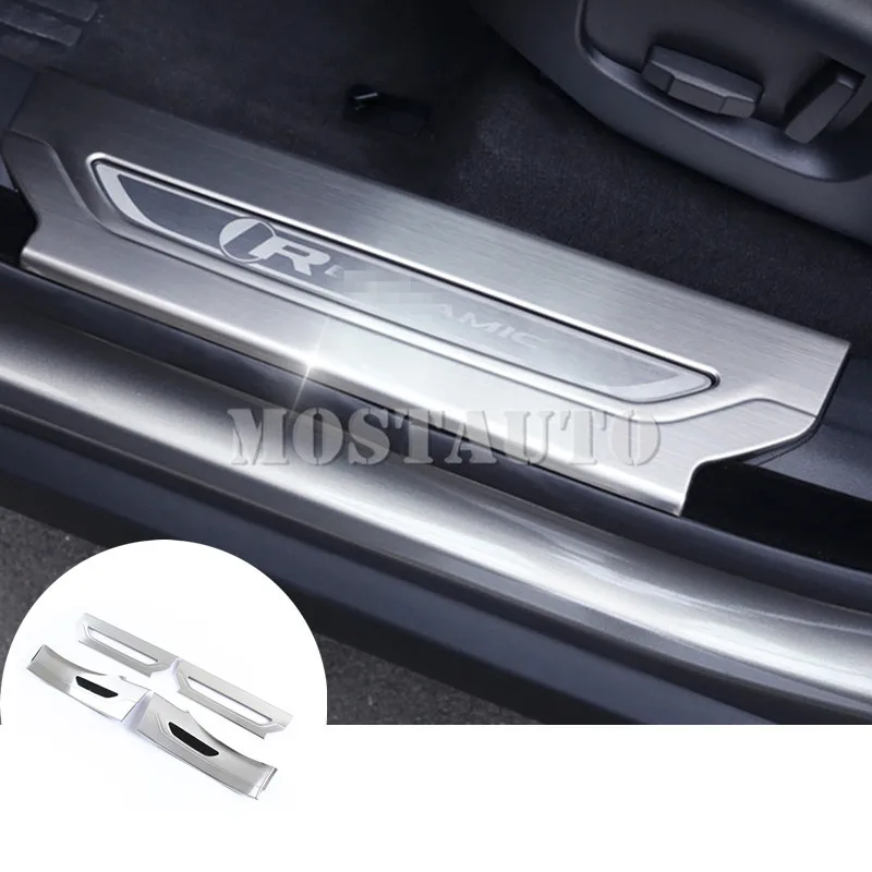 Для Land Rover Range Velar нержавеющая внутренняя Накладка на порог 2017 2019 4 шт