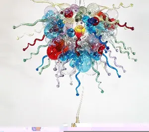 

Interior Homes Living Room Lighting 100% Mouth Blown Borosilicate Chihully Style Dining Room Chandelier