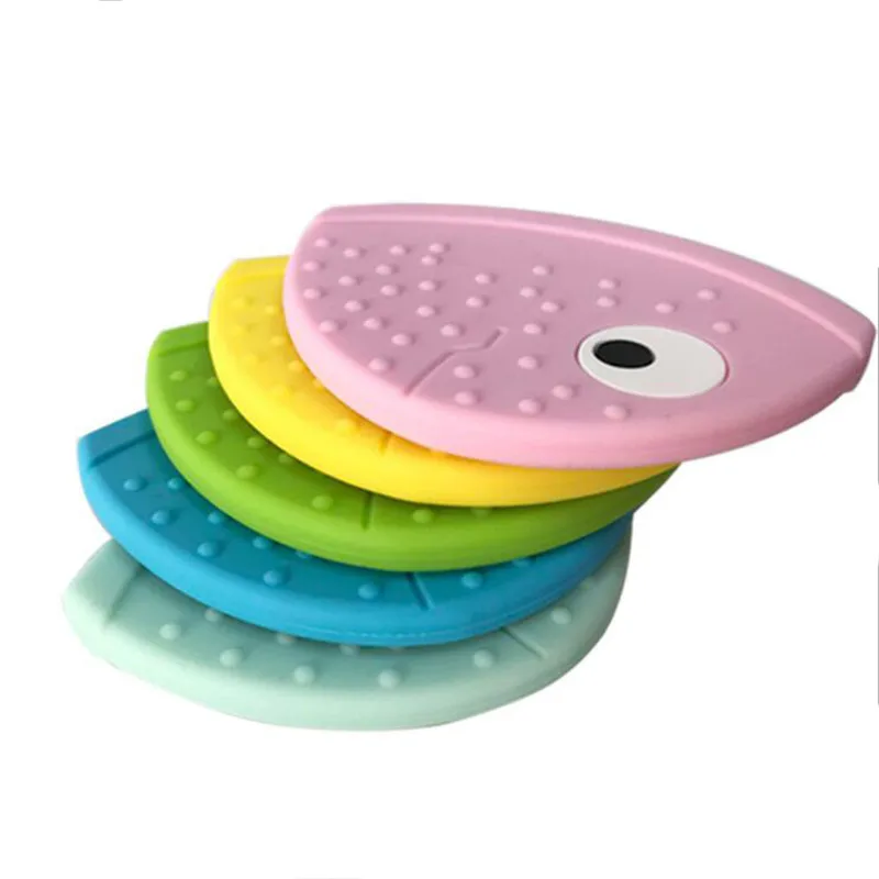 Baby Teether Bib Creative Fish Mouth Triangle Molar Product Toys | Мать и ребенок