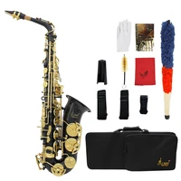 lade brass engraved eb e flat alto saxophone sax abalone shell buttons wind instrument with saxophone aeccessaries