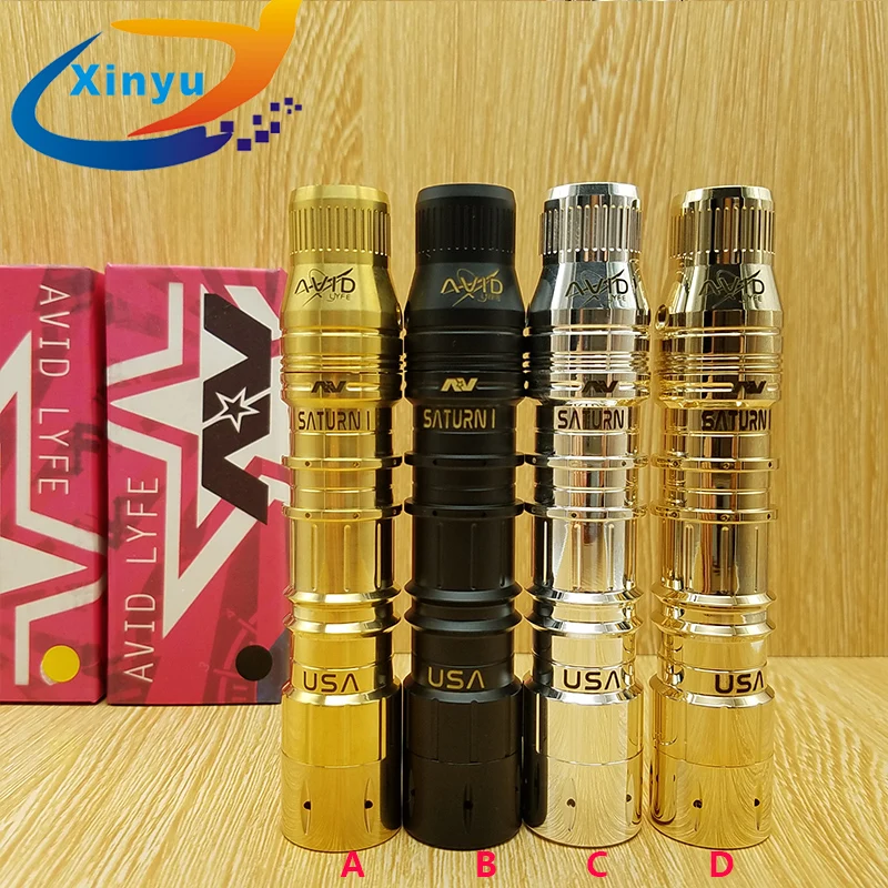 Av Saturn Mod Kit 18650 Аккумуляторный механический мод диаметр 24 мм латунный испаритель с