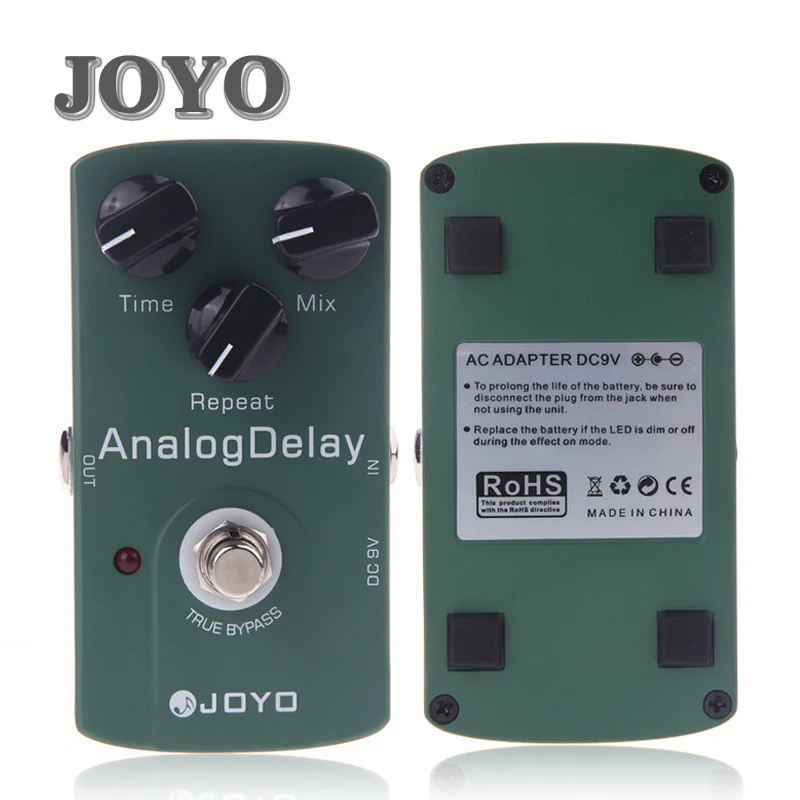 Joyo JF 33 аналоговый задержки педаль эффектов для электрогитары оригинальный