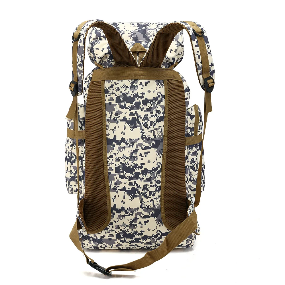

70L Large Military Backpack Waterproof Tactical Black Outdoor Sports Mountain Travel Rucksack Hunting Hiking Camping Army Bag