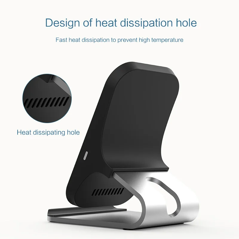 Fast Wireless Charger Qi Certified Charging Stand Compatible iPhone X/XS/XR/XS Max/8/8 Plus Samsung Galaxy S10 | Мобильные телефоны
