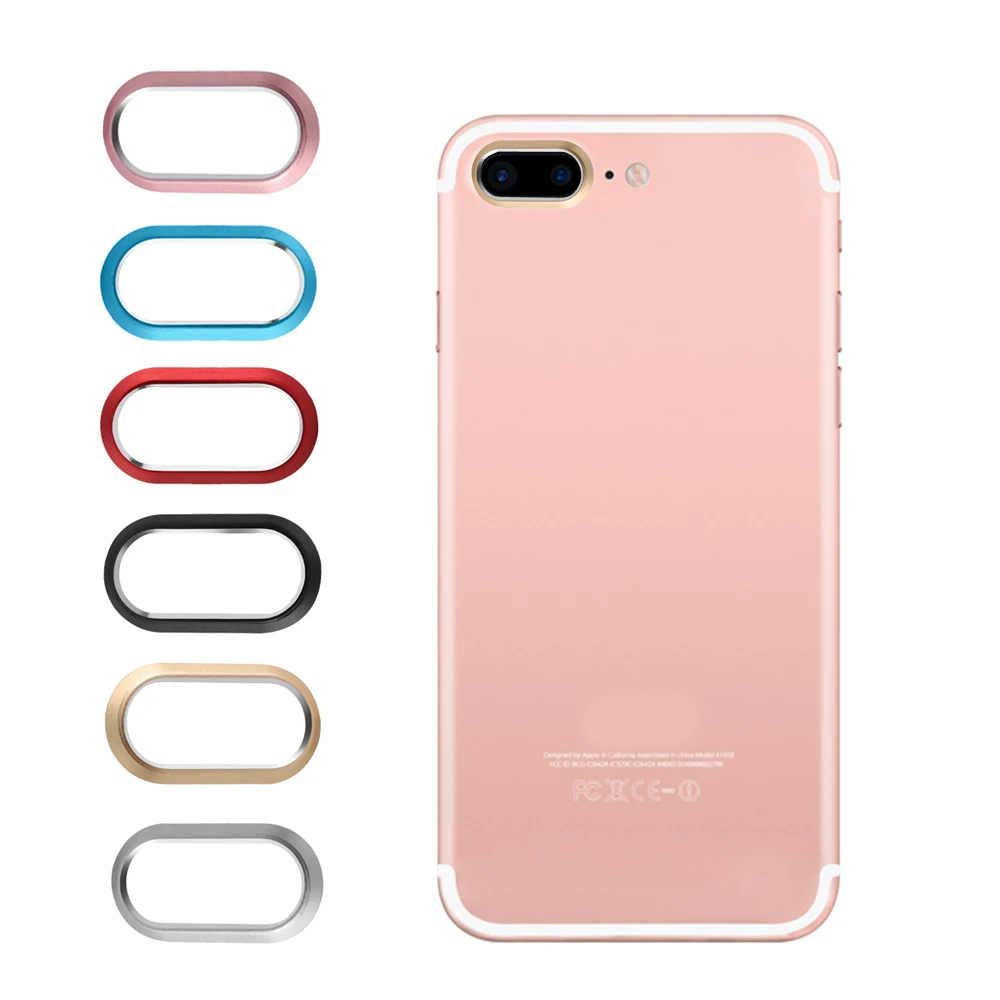 Металлический защитный чехол для задней камеры смартфона с кольцом iPhone 7Plus