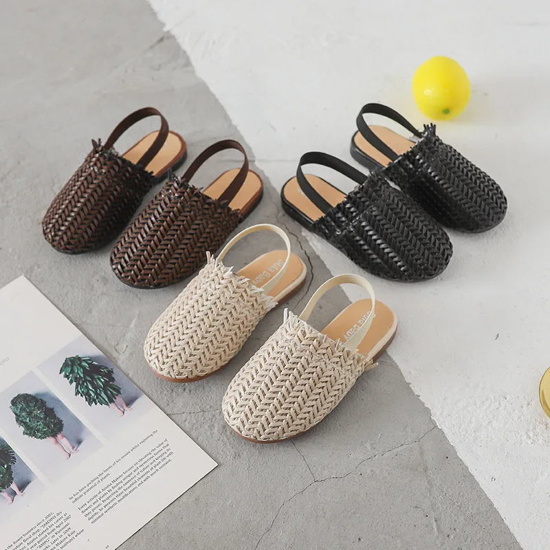 Тонкие туфли для девочек Новинка 2019 года стильные сандалии маленьких детей