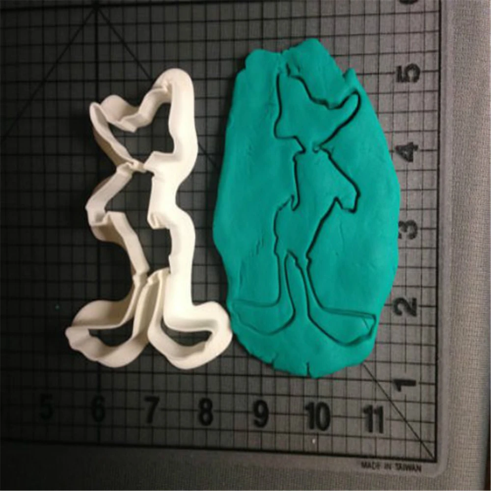 Мультфильм ТВ персонаж Даффи утки резак набор 3D печатных печенья прессформы