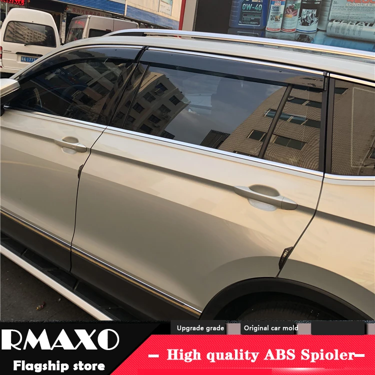 

For Volkswagen TIGUAN L Plastic Window Visor 2017 Vent Shades Sun Rain Deflector Guard For Volkswagen TIGUAN L 4PCS/SET