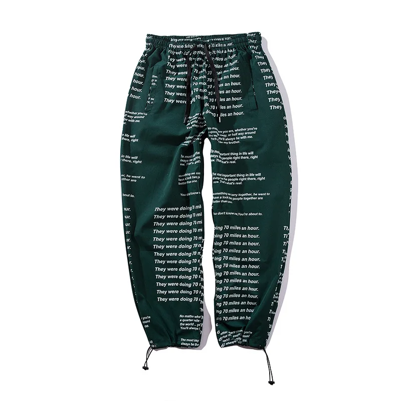 Мужские брюки-карго с буквенным принтом 3d принт английский стиль мужские