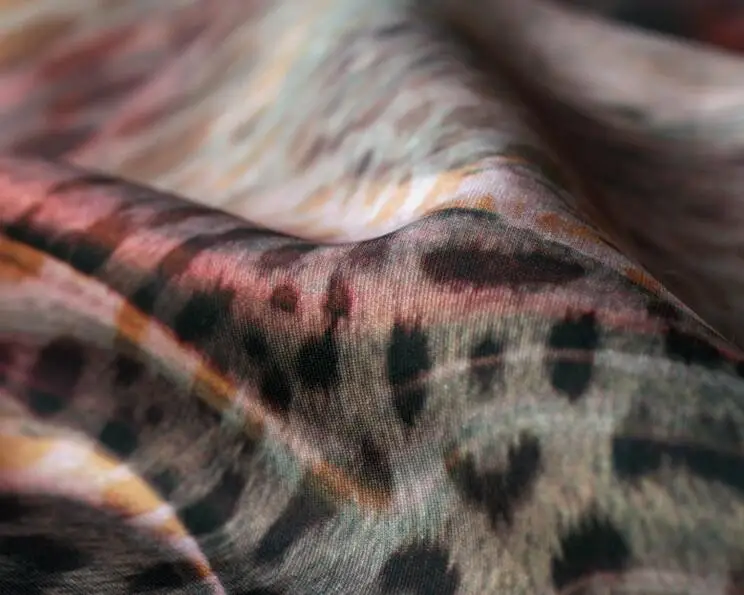 Новые итальянские цифровой печати полиэфирной ткани Текстиль метр принт