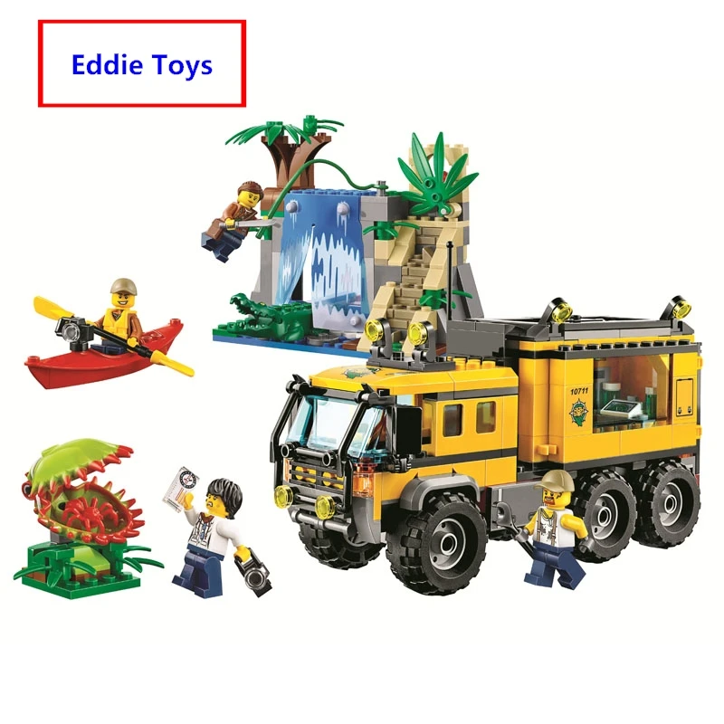 Горячая Распродажа мобильная лабораторная лаборатория Jungle серии City