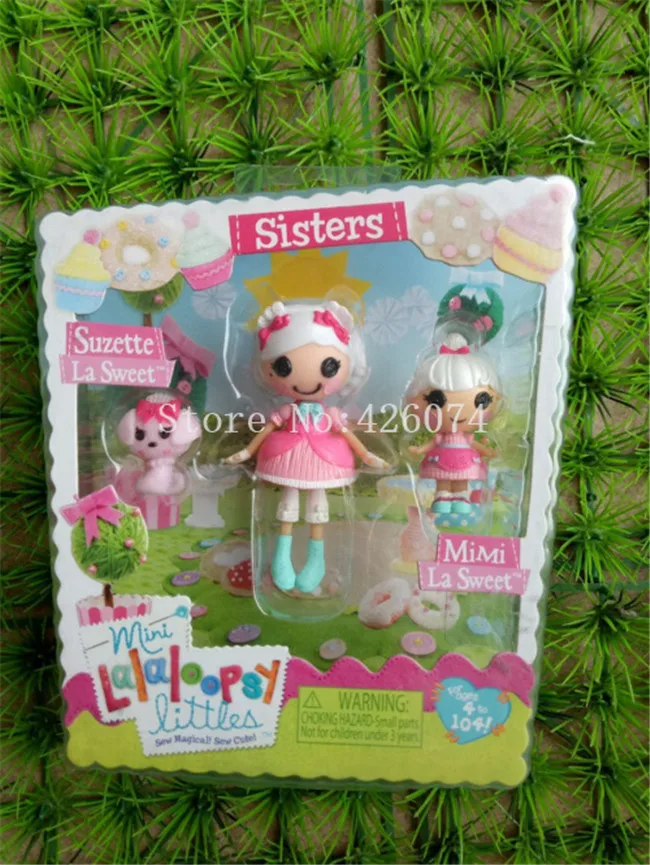 Новая мода Lalaloopsy Minis Sisters фигурки Куклы для девочек детские игрушки украшения детские рождественские подарки