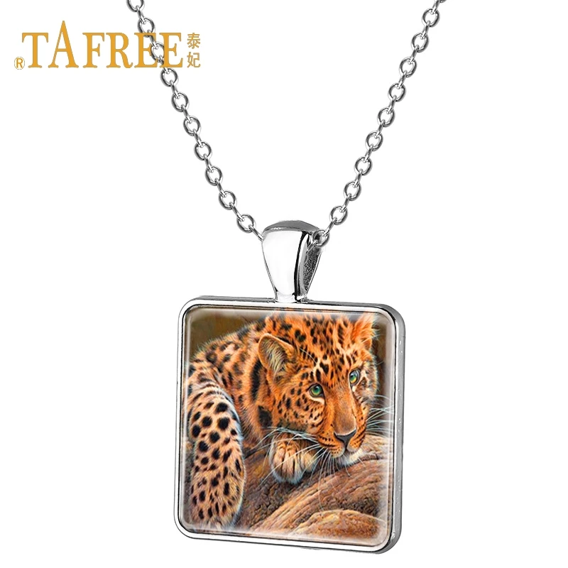 TAFREE животные нейтральные ожерелья леопардовые Подвески мужские и женские