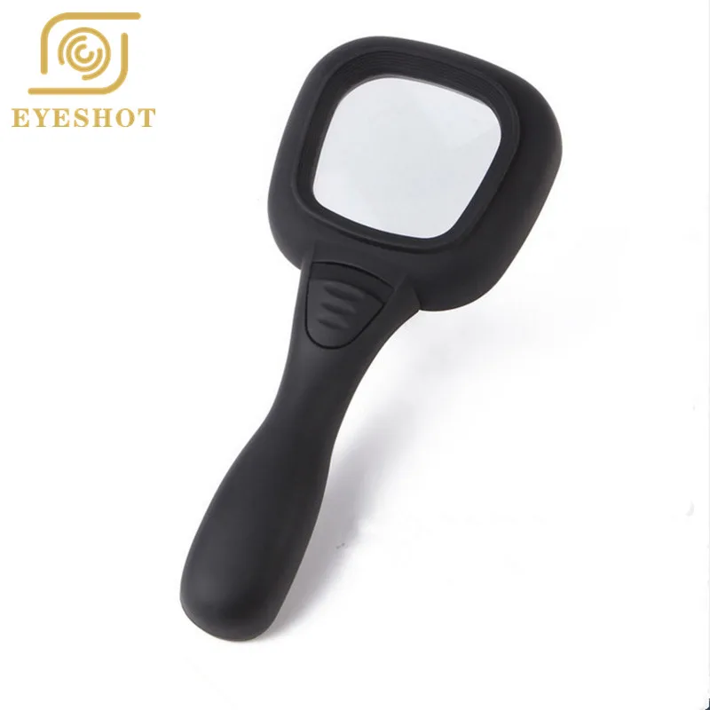 EYESHOT увеличительное стекло ручной квадратный для чтения лупа карты с 6
