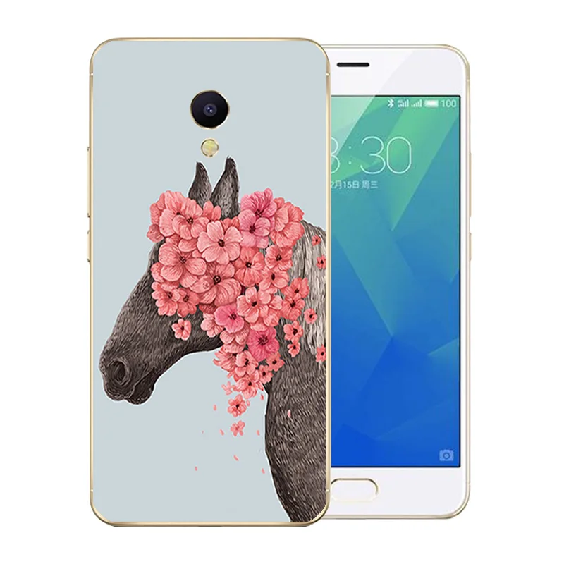 2018 Модный чехол для телефона 5 2 дюйма Meizu M5S Mini силиконовый Meilan m5s роскошный черный