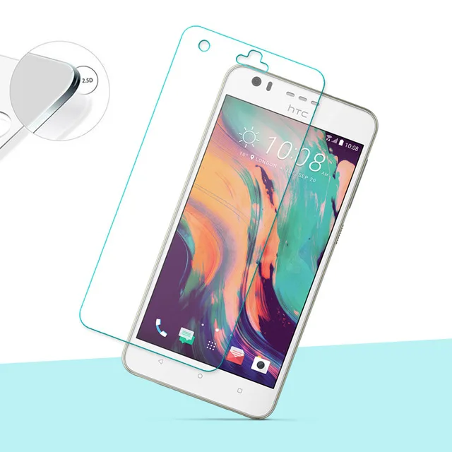 2.5D 9H закаленное стекло для HTC Desire 10 Высококачественная прочная защитная пленка