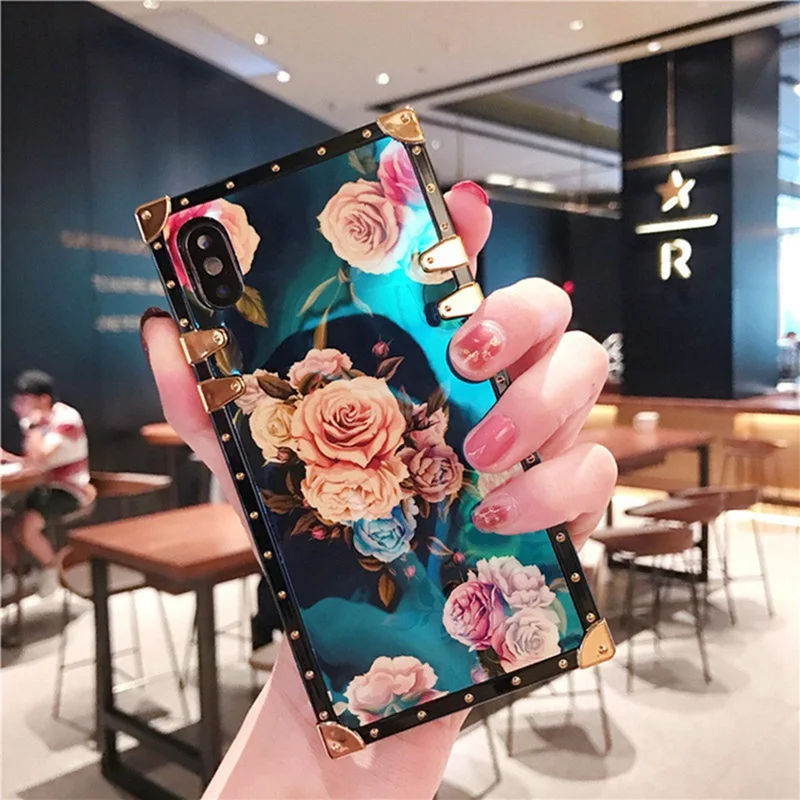 Чехол для телефона с цветком пиона iphone 6 6s 7 8 Plus полноразмерный ударопрочный чехол