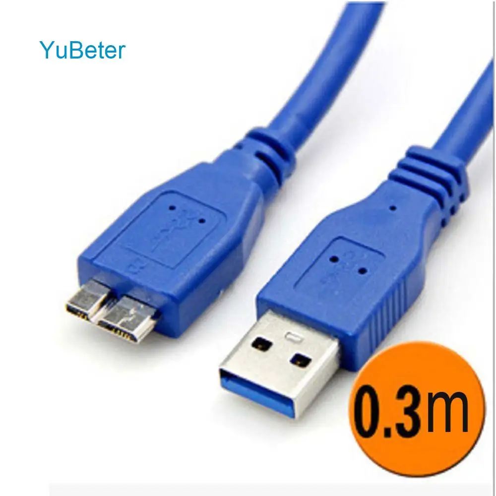 YuBeter USB 3,0 высокоскоростной кабель типа А к Micro B супер кабель синхронизации данных шнур внешний жесткий диск HDD кабель для ПК ноутбука