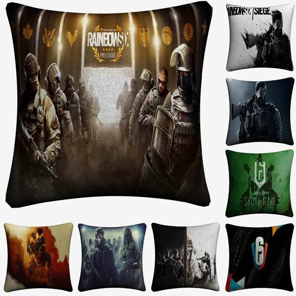 Rainbow Six осада Tom Clancy's игры декоративные подушки Постельное белье диван кресло 45x45