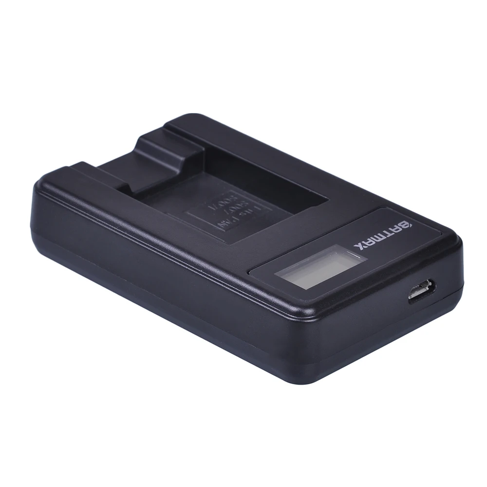 Аккумулятор Batmax 4 шт. зарядное устройство USB с ЖК дисплеем для Panasonic DMC TZ1 TZ2 TZ3 TZ4 TZ5