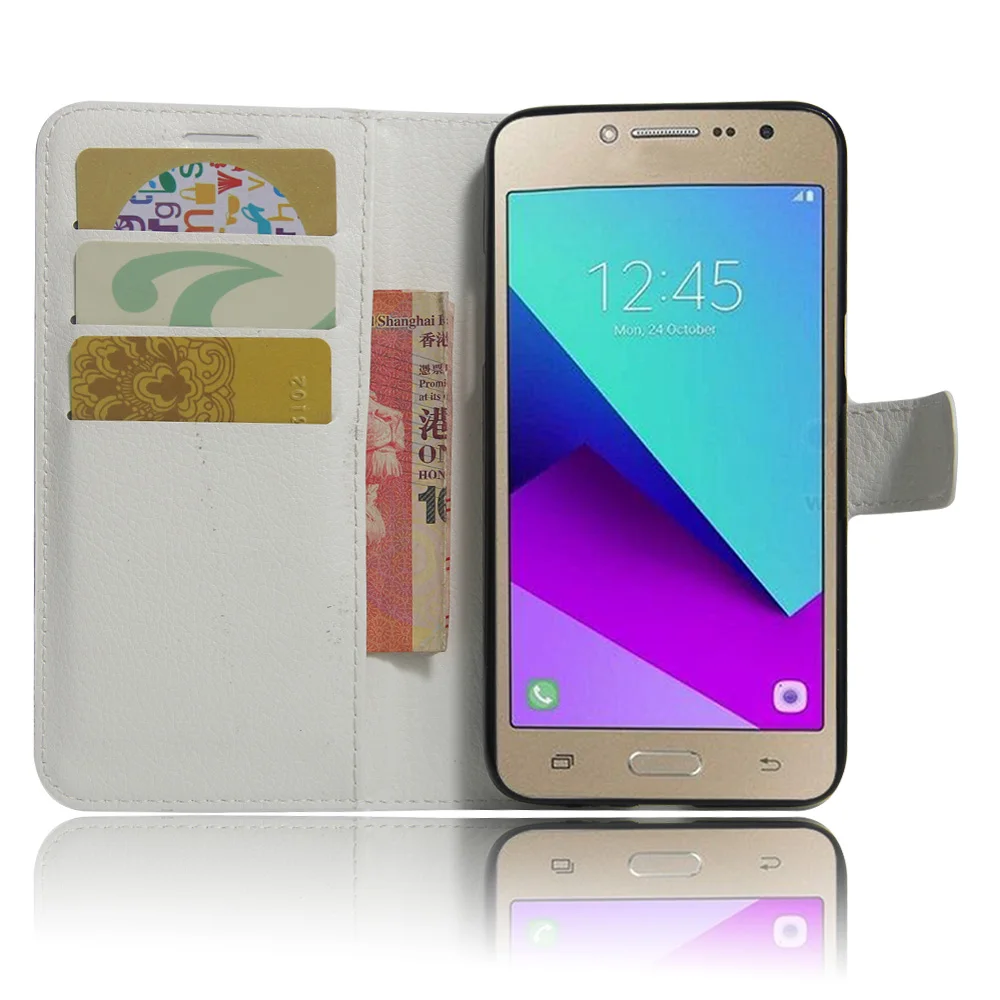 G532 чехол для samsung G532F Чехлы кошельки с отделениями для карт и подставкой в виде Личи шаблон кожаные чехлы-Раскладушки с рифленой поверхностью SM 532 samsung 532