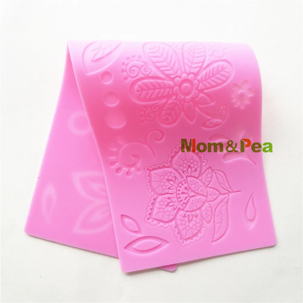 Кружевная подкладка для цветов Mom &amp Pea GX259 украшение торта 3D форма помадки