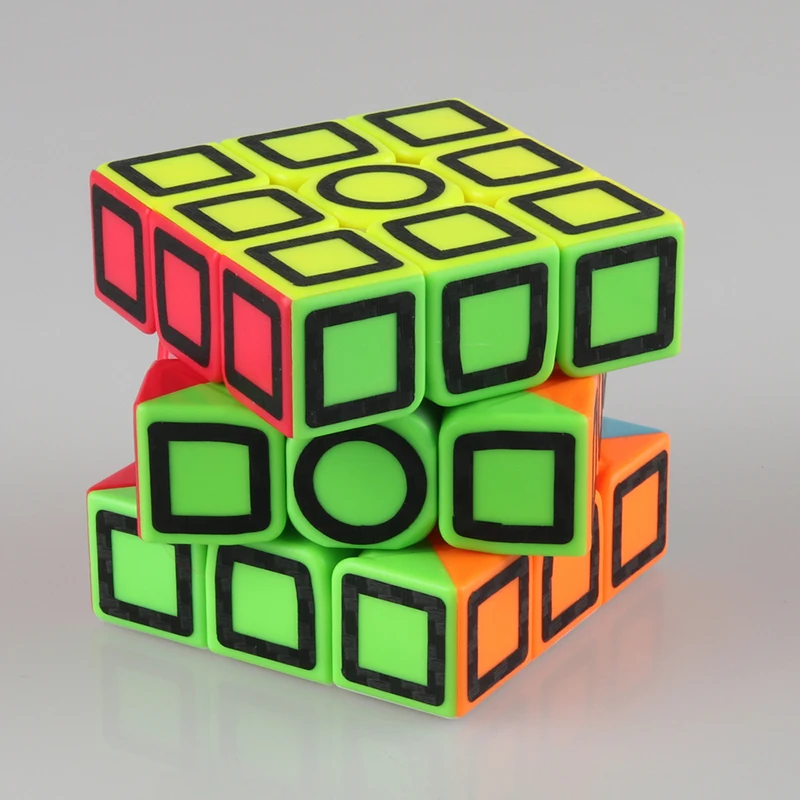 D FantiX Z cube полые углеродного волокна 3x3x3 головоломка куб профессиональный Twist с