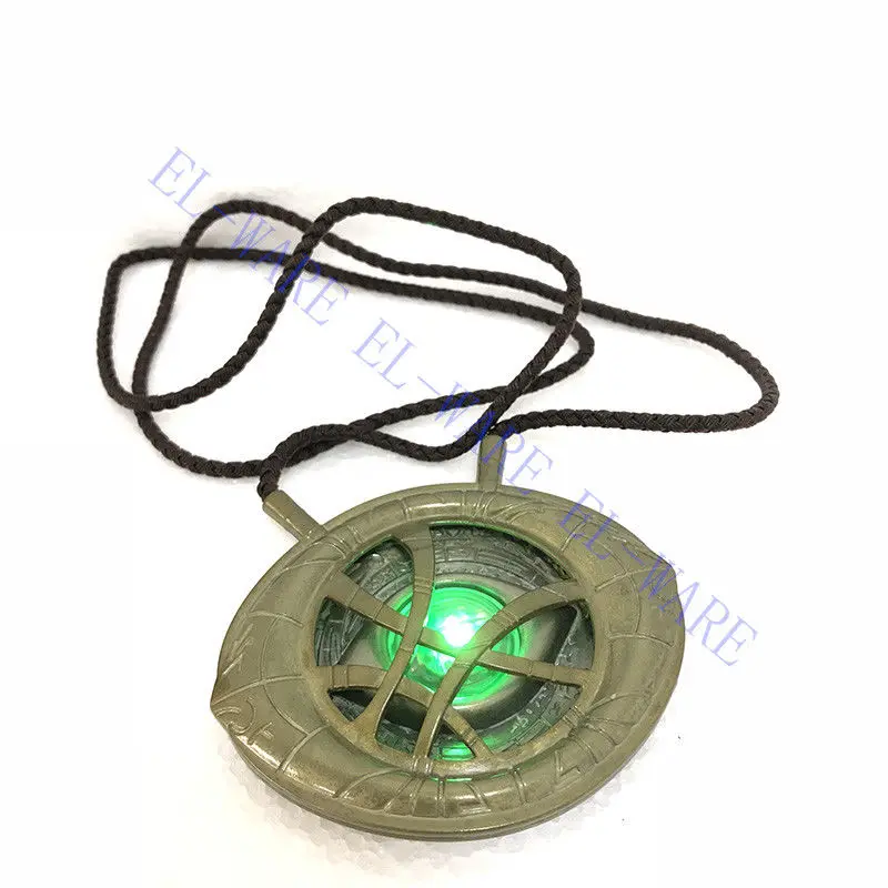 Cattoys 1:1 Doctor stranna Eye Of Agamotto Амулет подвеска экшн фигурка ожерелье светодиодный свет