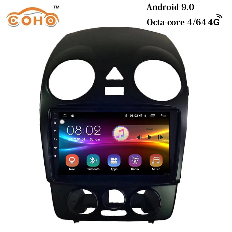 Кижуч Жук автомобиль радио Android 9,0 8-ядерный 4G+ 64G dvd gps android для 2005-2013 Volkswagen Beetle