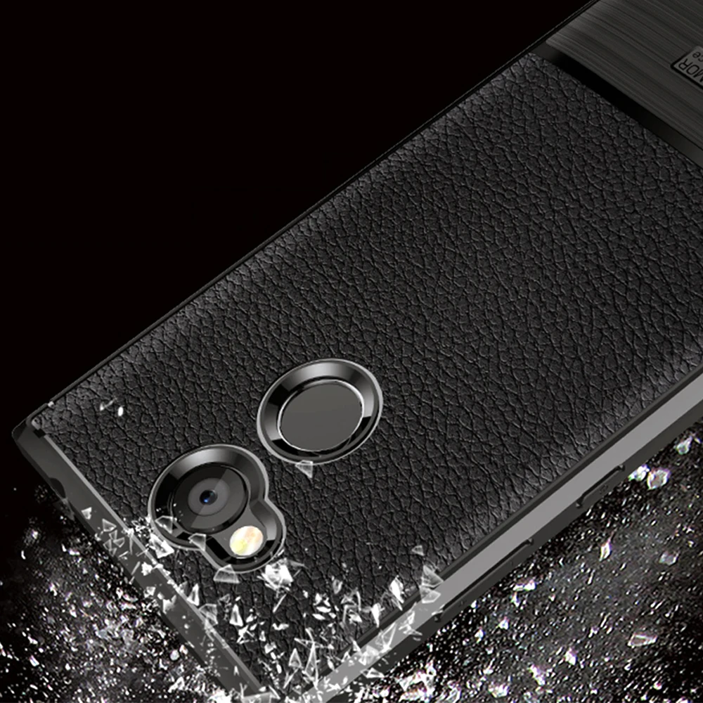 AXBETY coque For Sony Xperia L2 /XA2 Ultra Case Luxury Carbon Fiber Protection Silicon Soft Cover |