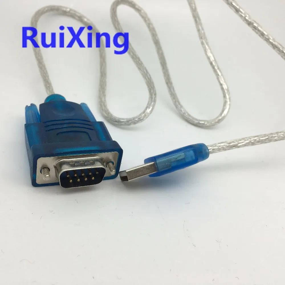1 шт. Новый USB 2 0 к RS232 COM порт Серийный PDA 9 pin DB9 Кабель папа-папа M/M адаптер для ПК GPS 80