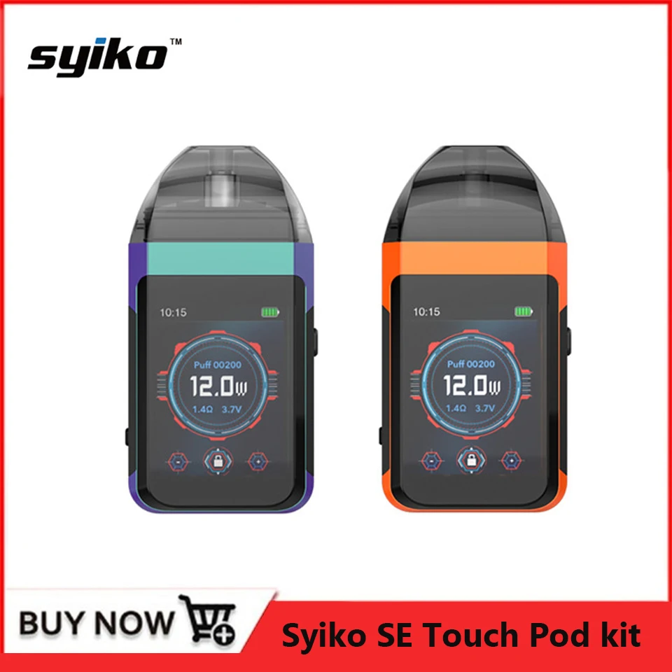 Оригинальный комплект Veeape Syiko SE Touch Pod Starter Vape kit 650 мАч батарея 1.5ohm с 2 мл картриджем