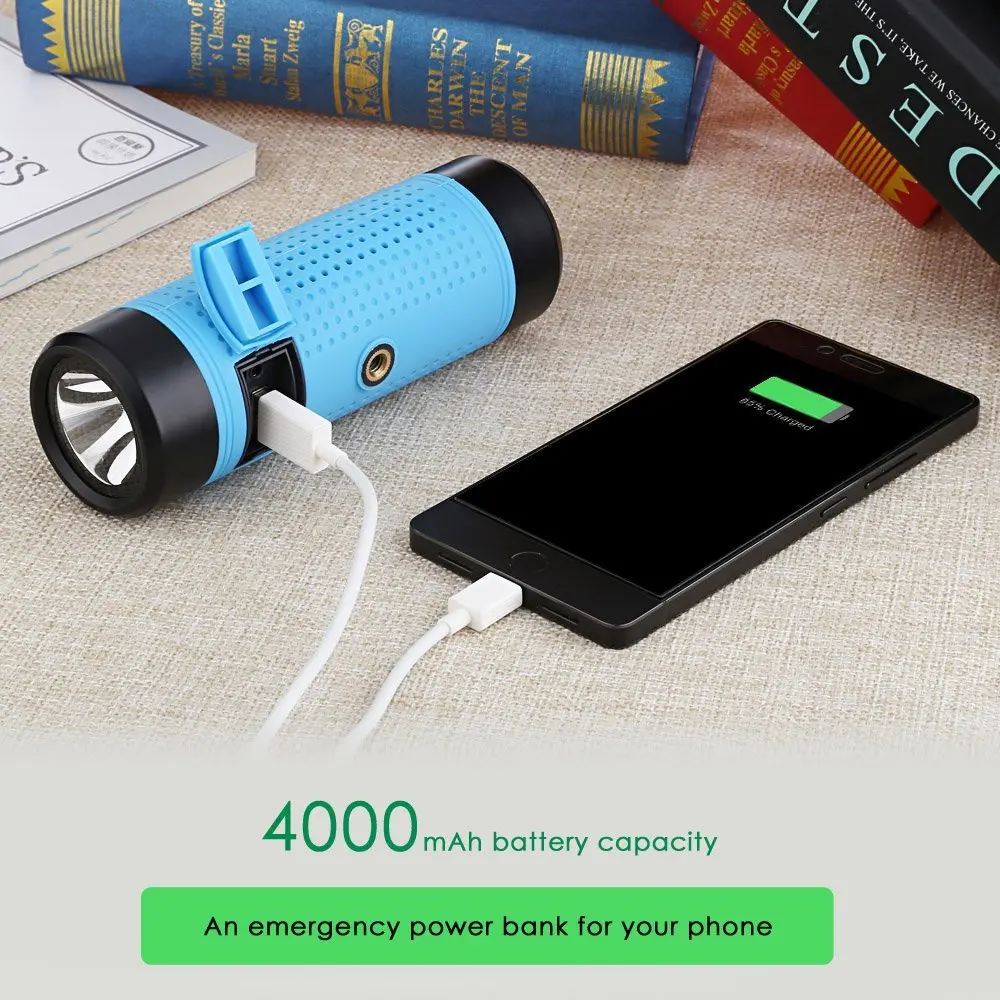 EAGOOD портативный для улицы спортивный беспроводной динамик водостойкий Bluetooth 4000