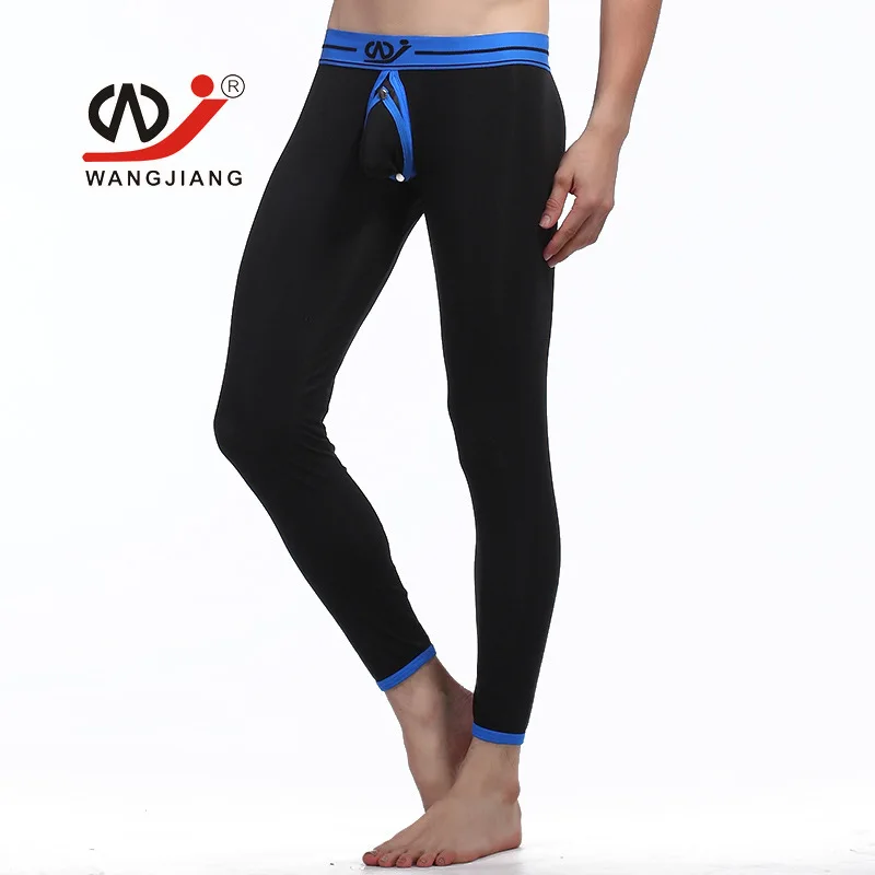 Кальсоны мужские теплые тонкие эластичные штаны из хлопка пикантное нижнее